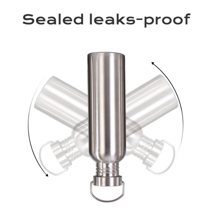 500/750/1000ml Stainless Steel Water Bottle Large Capacity Big Mouth Vacuum Flasks