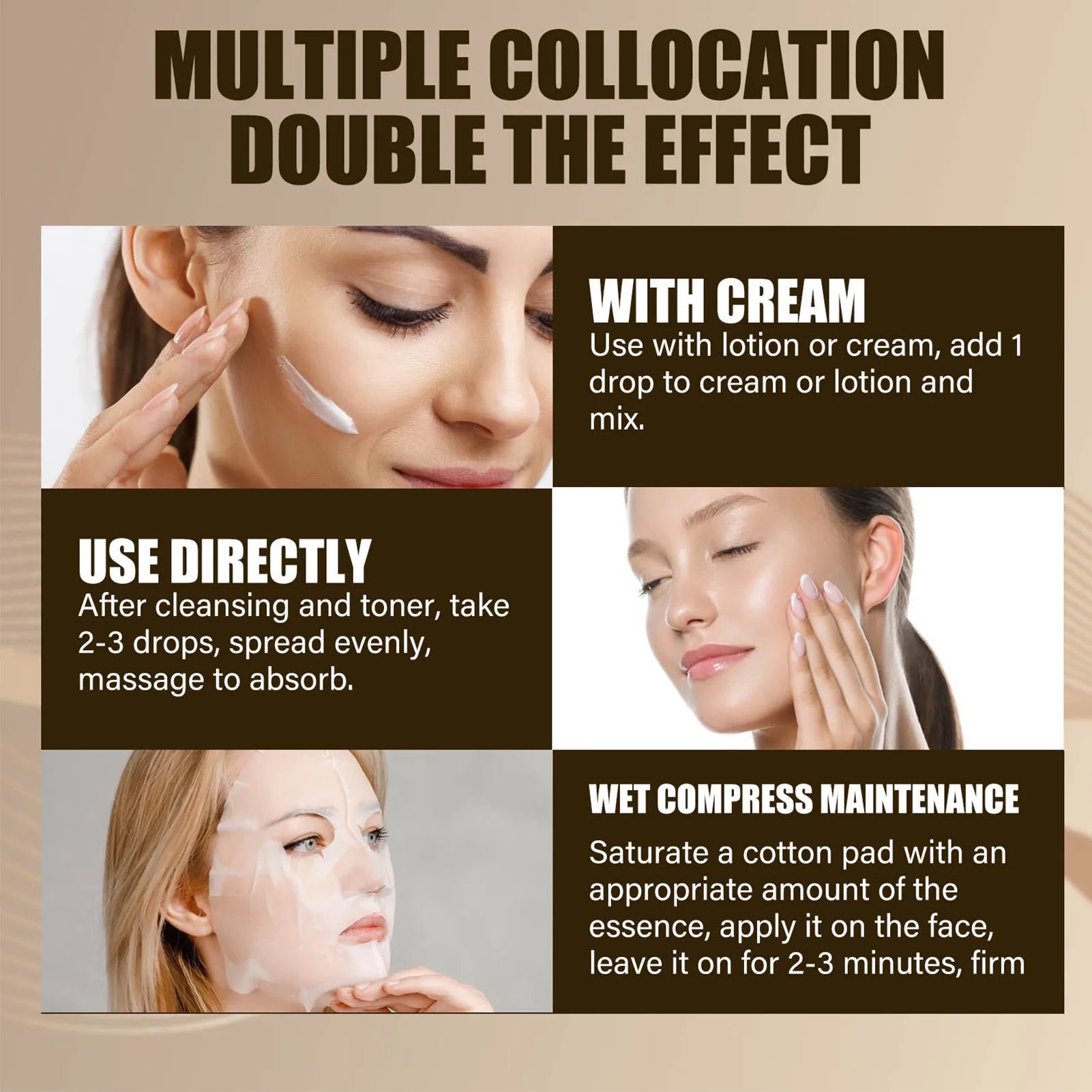 Serums Facial Lactobionic Acid Skin Care Face Serums Reduce Wrinkles Fine Eye Essence Firming Lifting