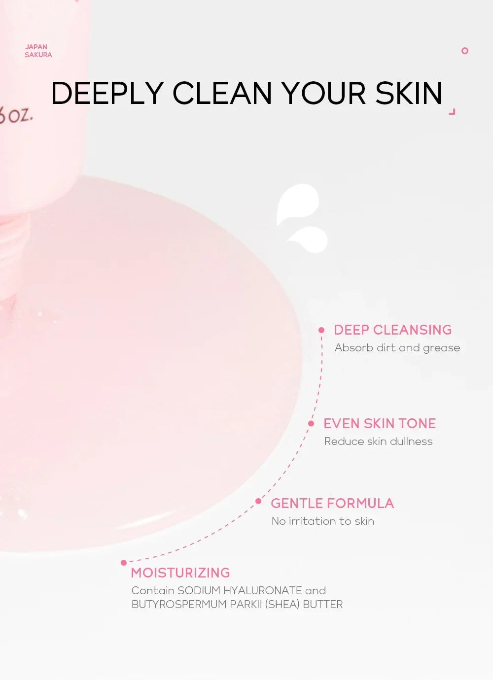 LAIKOU 24K Gold Sakura Peeling Face Mask Anti Wrinkle Whitening Blackhead Removal Facial Tear Off Mask Skin Care Products