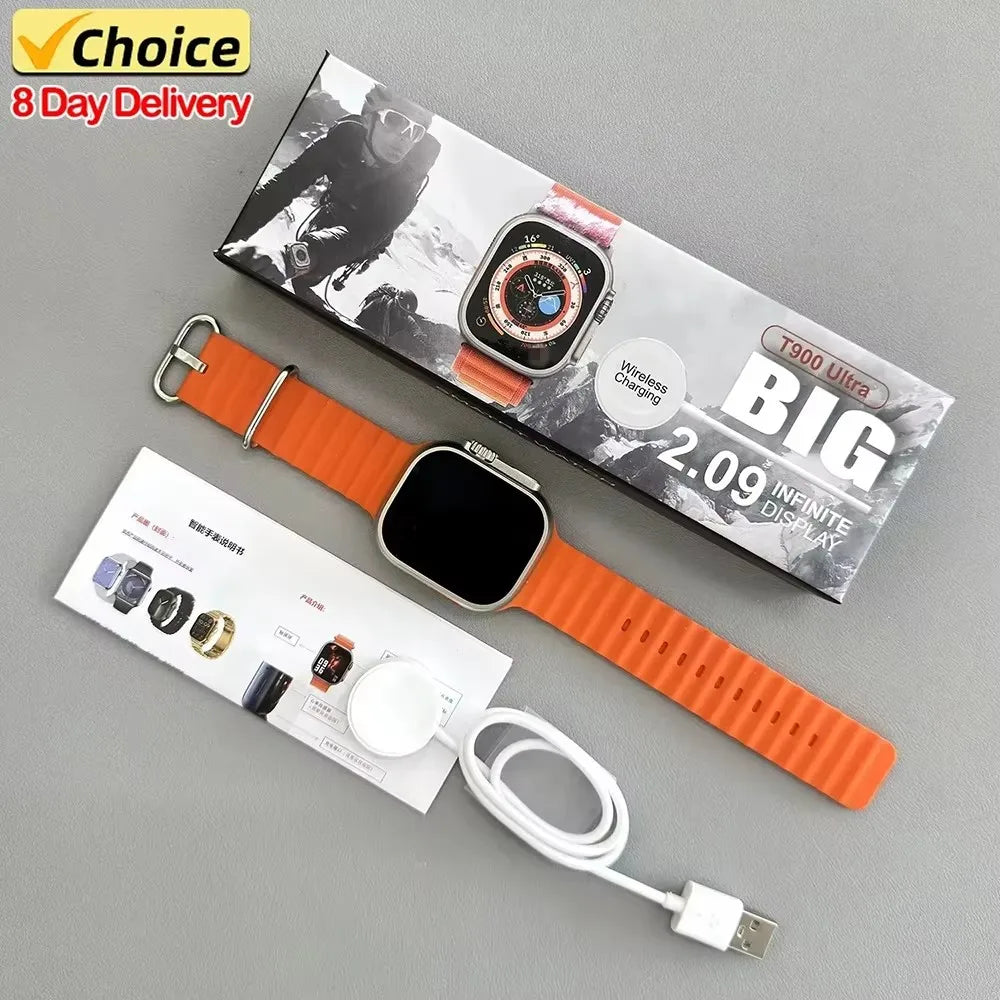 Wholesale T900 Ultra Smart Watch Men 9 AMOLED Screen