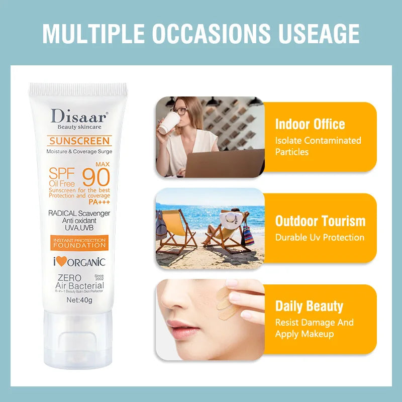 High SPF Facial Body Sunscreen Sun Cream Sunblock Skin Moisturizer Nourishing UV Protective Cream Anti Sun Face Protection Cream