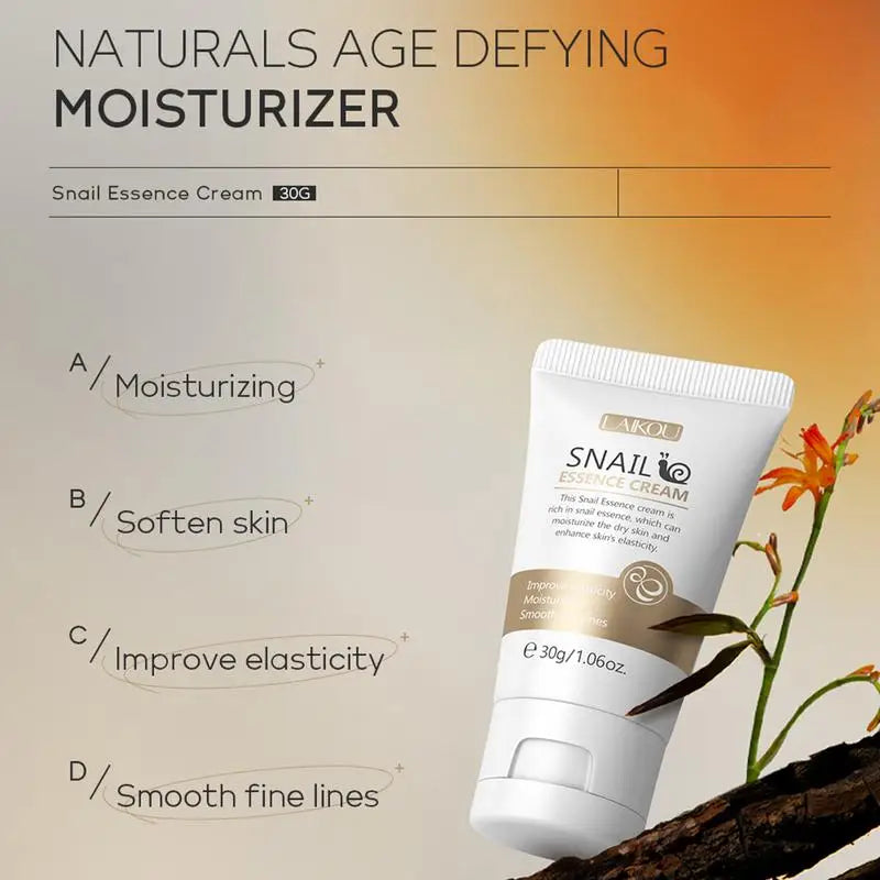 Women Facial Snail Essence Cream Care Cream Shrinking Pores Moisturizing Cream Skin Whitening Cream Anti Aging Face Cream