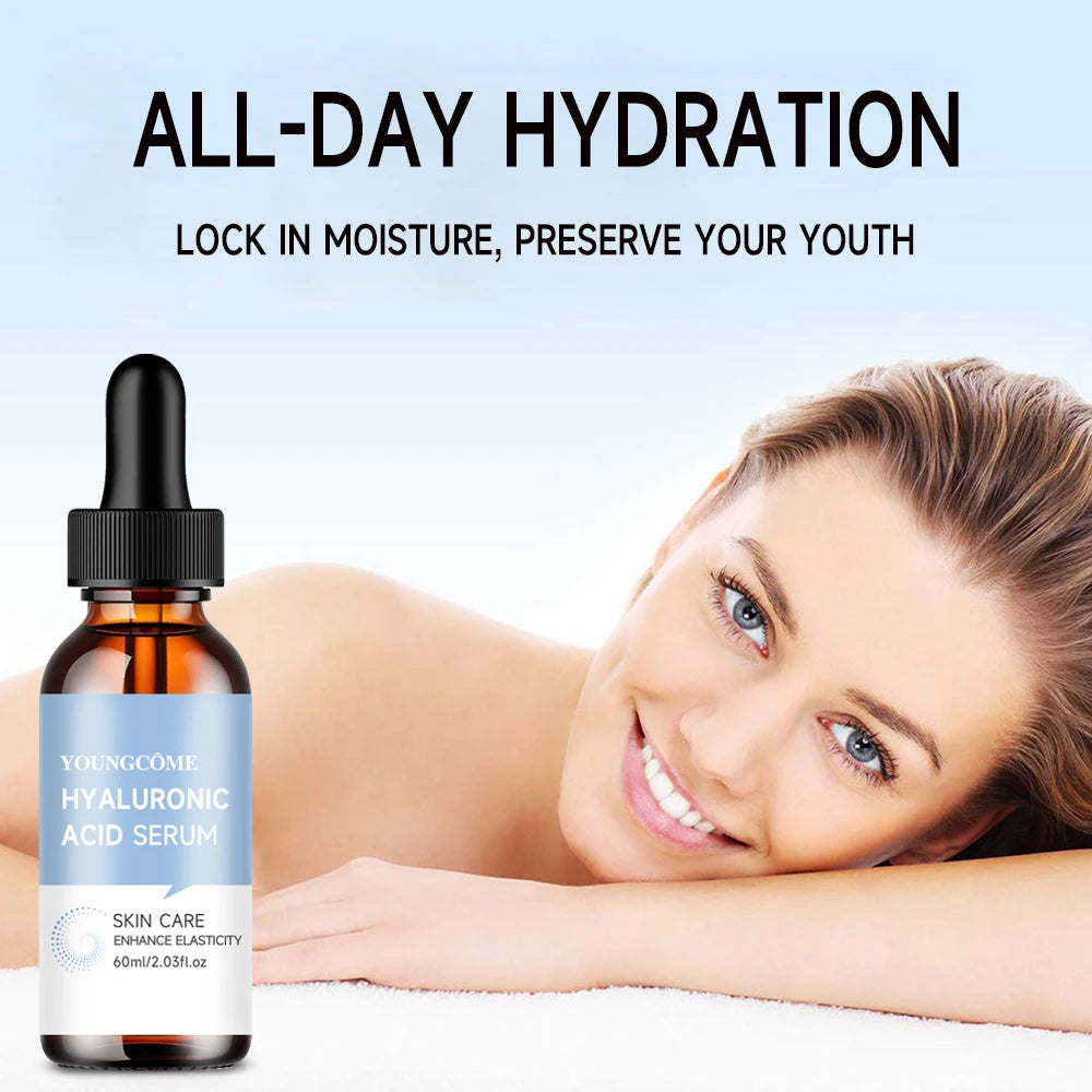 Hyaluronic Acid Serum for Skin 100% Pure Anti Aging Serum Intense Hydration Firming Fine Lines Lighten