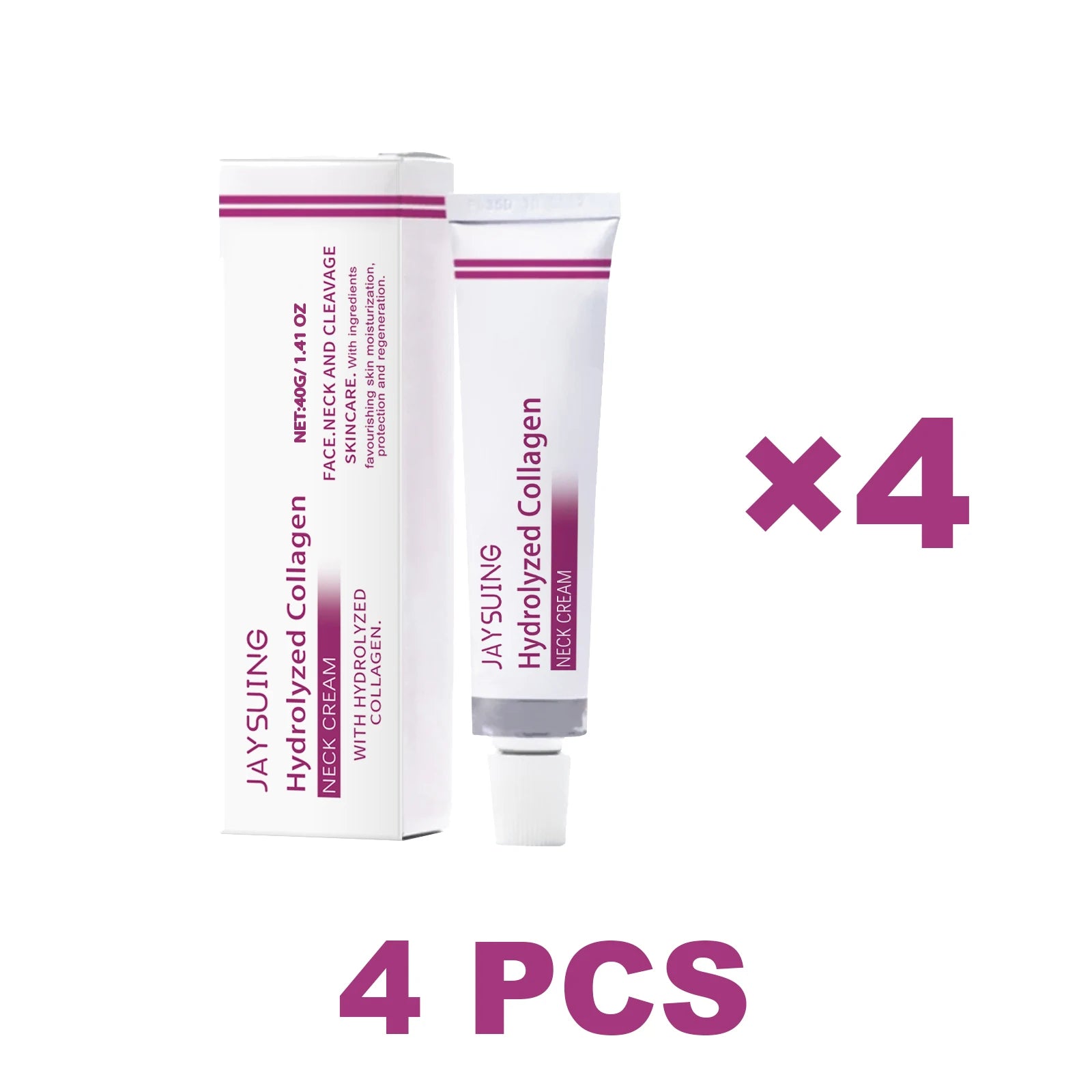 Hydrolyzed Collagen Neck Cream Anti Aging Lifting Firming Lightening Lines Nourish Eliminate Double Chin Face Skin Car