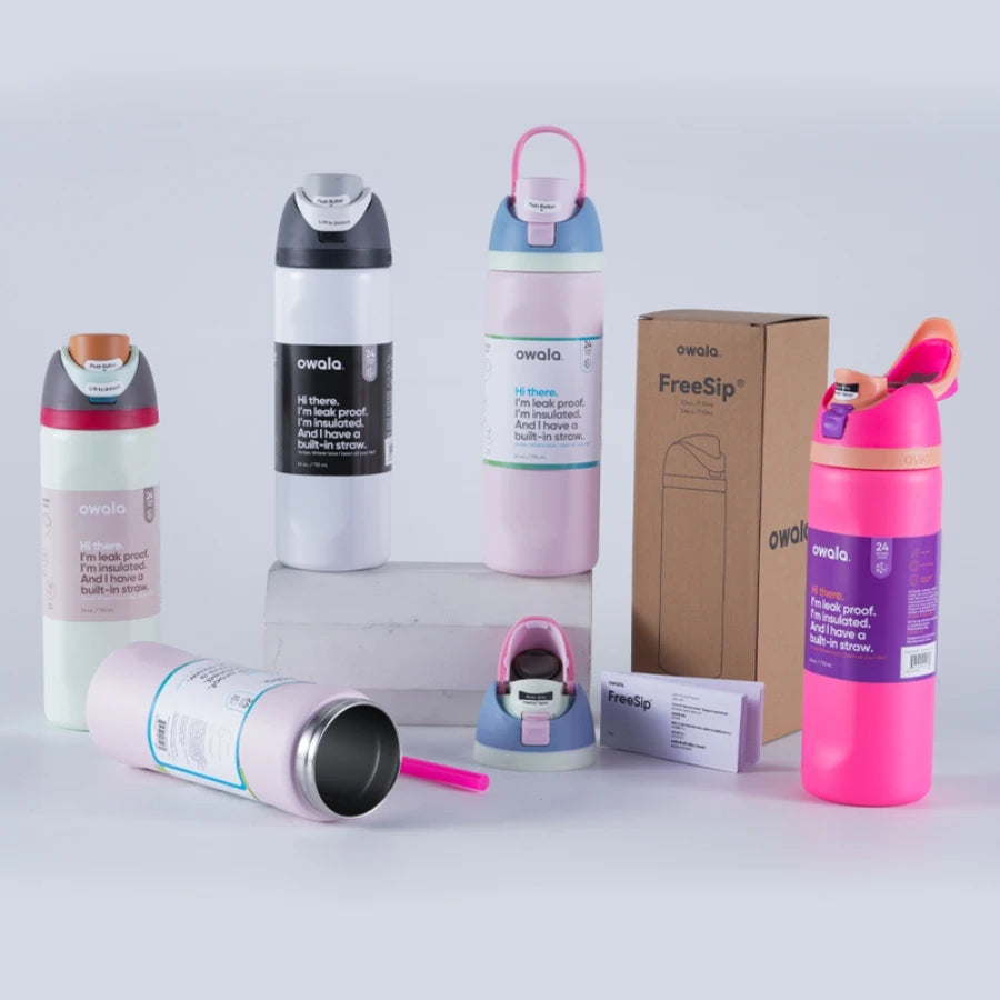 Owala Insulated Stainless Steel Water Bottle with Straw, BPA-Free Sports Water Bottle