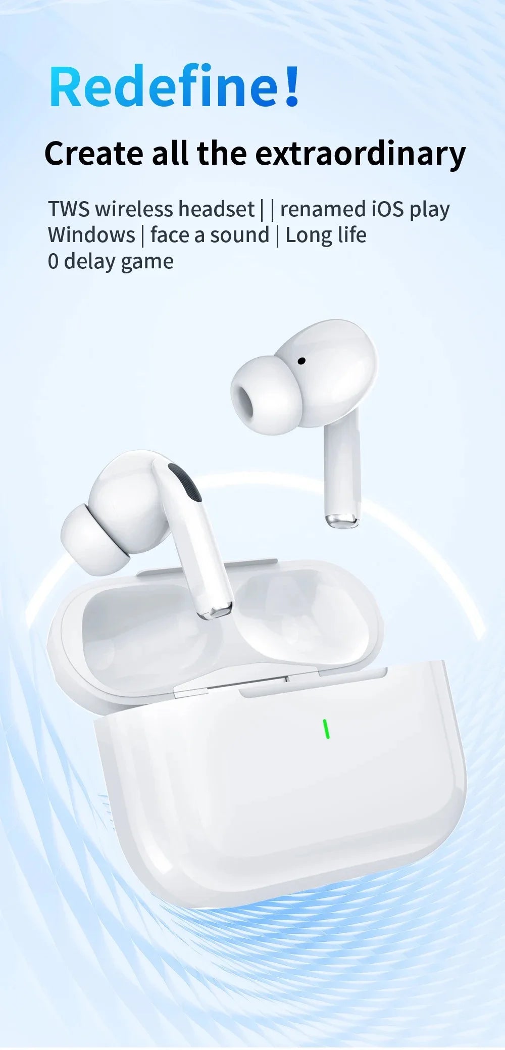 Original AIR ANC Bluetooth Earphones TWS Noise Reduction Wireless Earbuds