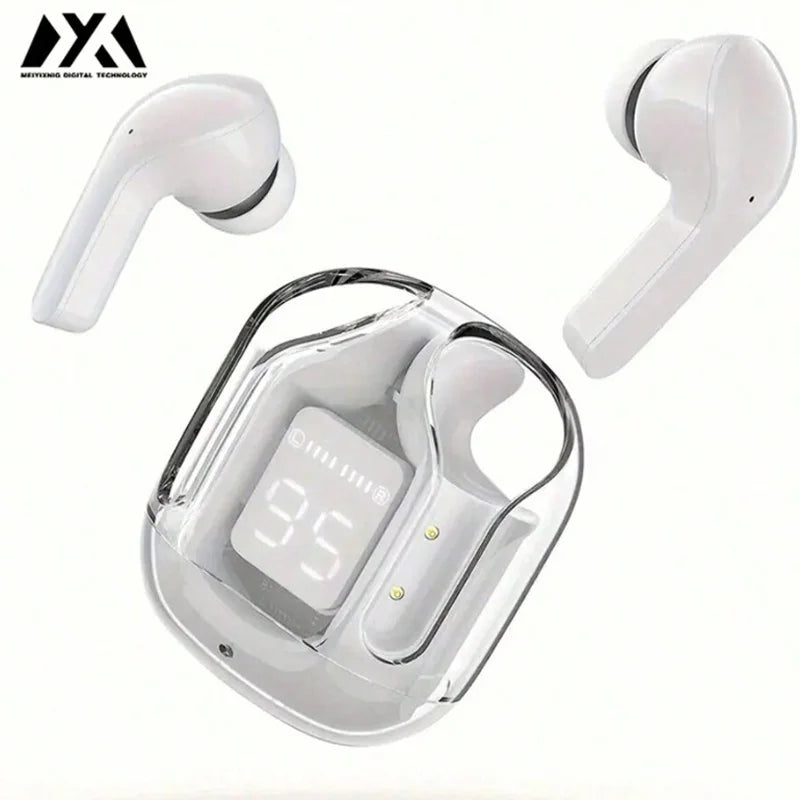 Air31 Wireless headphones with LED power display function crystal-type earphones