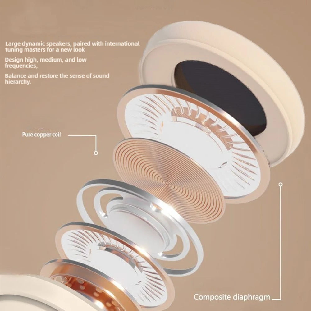 Xiaomi Wireless Bluetooth Headphones Over Ear HiFi Stereo Foldable Lightweight Headset