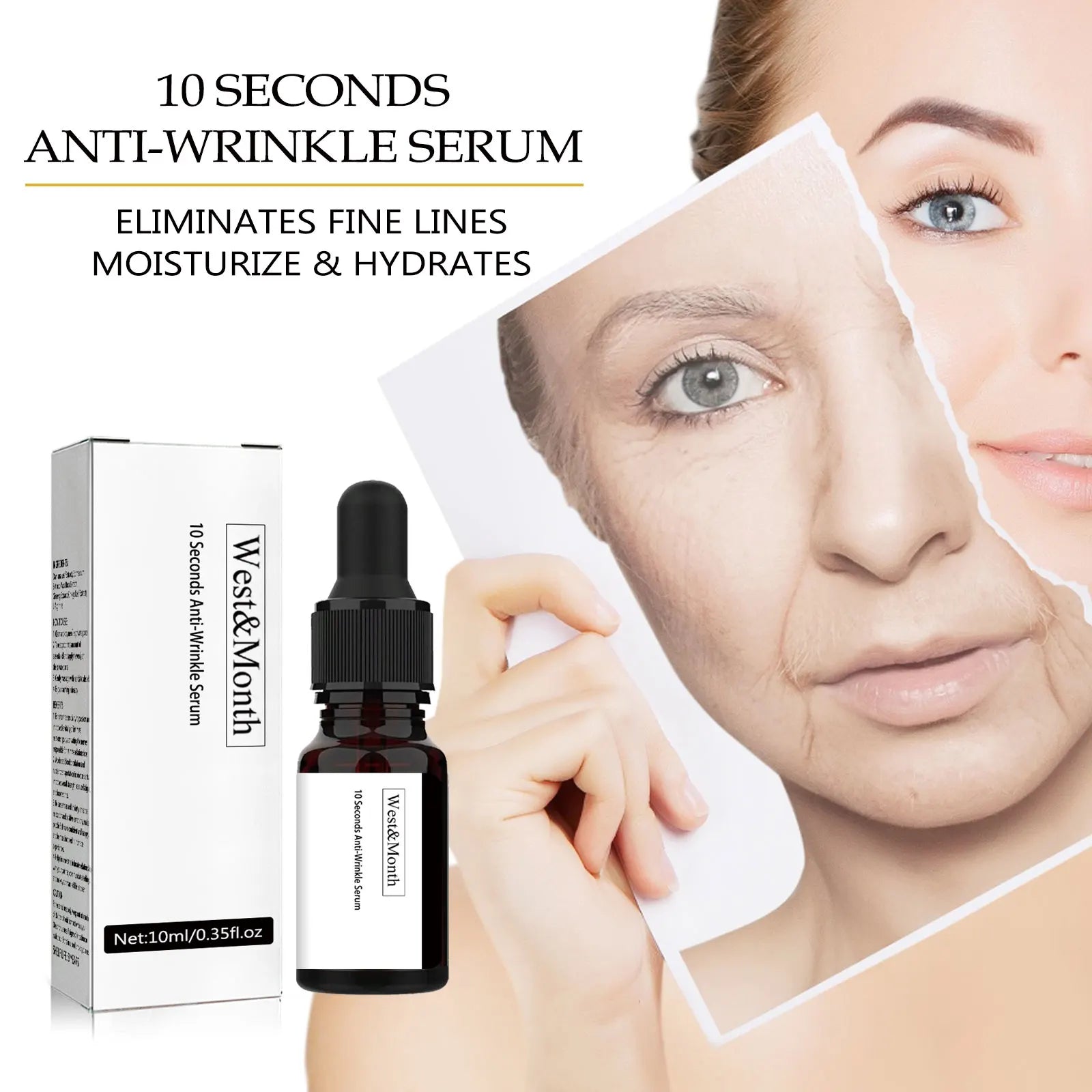 Anti Wrinkle Instant Remover Anti-wrinkle Serum Face Neck Forehead Wrinkles Removal Anti-aging Skin Firming