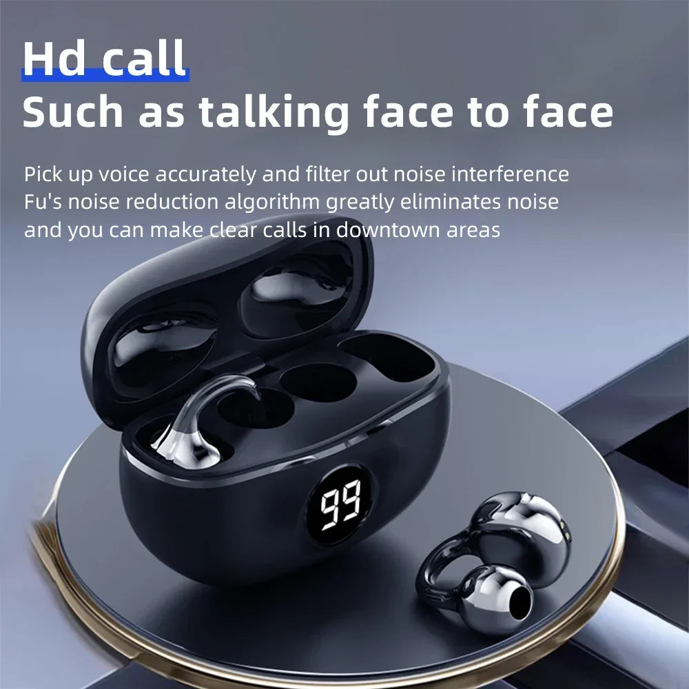 Wireless Headphones Fone Bluetooth Headset With Mic Handsfree Noise Canceling Earphones
