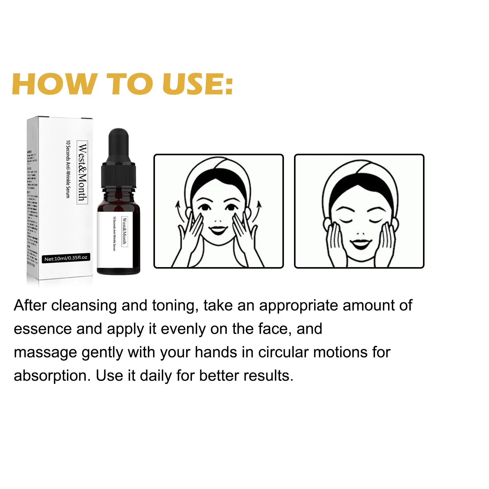 Anti Wrinkle Instant Remover Anti-wrinkle Serum Face Neck Forehead Wrinkles Removal Anti-aging Skin Firming