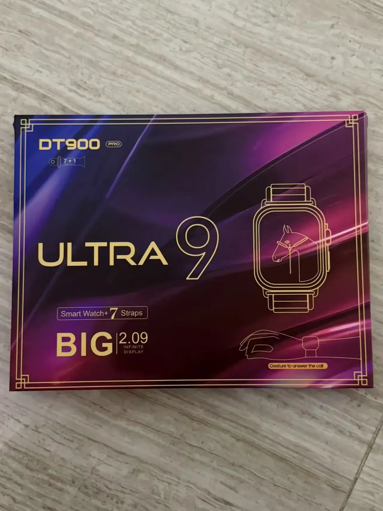 DT900 Ultra Pro Smart Watch: 49mm HD Touchscreen,Bluetooth Calling, Wireless Charging