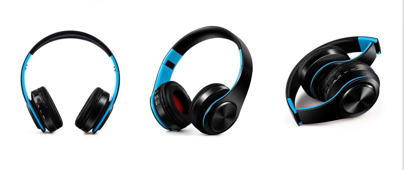 Men Gift Gold Wireless Headphones Bluetooth Earphone Stereo Headset with Build-in MIC