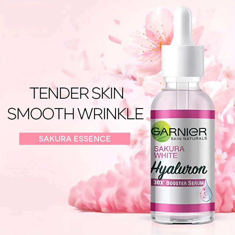 30ml Garnier Whitening Essence Removes Acne Marks Facial Repair Serum Shrinks Pores Moisturizes Essence