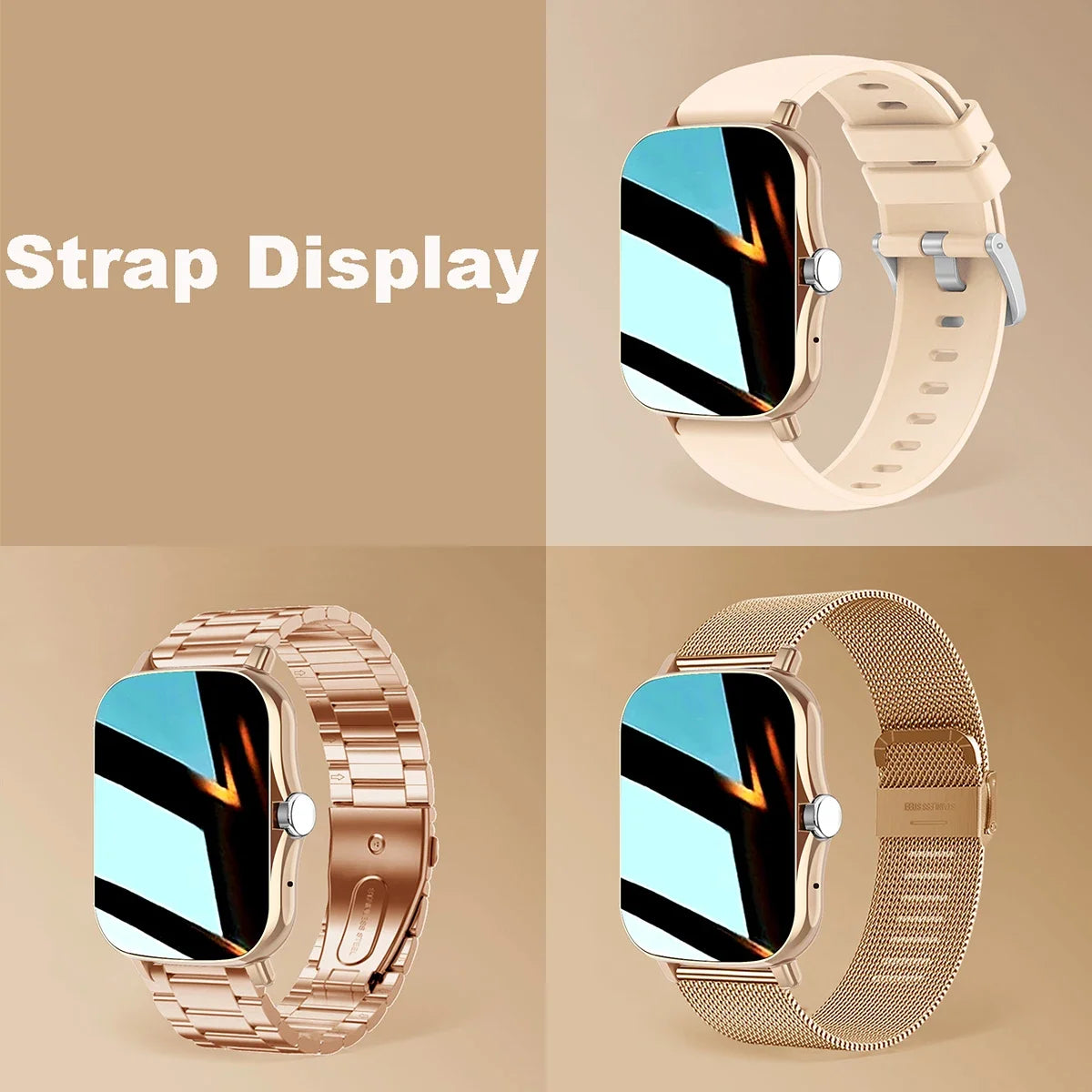 Waterproof Smart Watch with Message iPhone Android