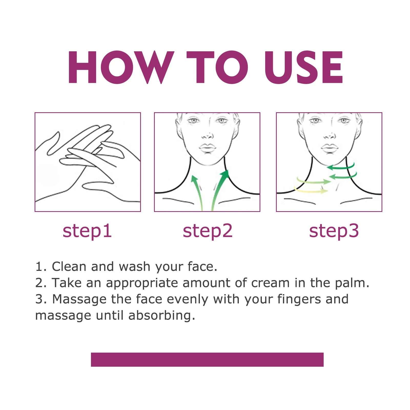 Hydrolyzed Collagen Neck Cream Anti Aging Lifting Firming Lightening Lines Nourish Eliminate Double Chin Face Skin Car