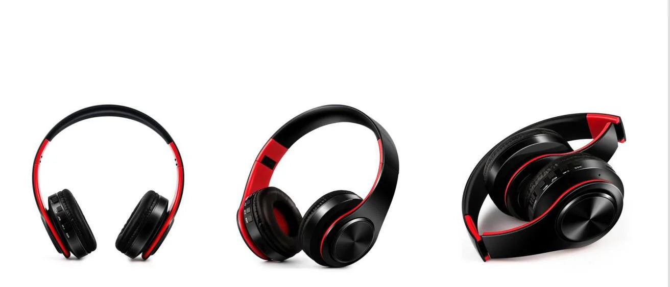 Men Gift Gold Wireless Headphones Bluetooth Earphone Stereo Headset with Build-in MIC