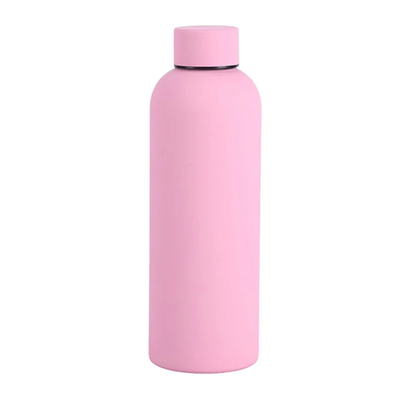500/750ML Small Mouth Thermos Cup, Outdoor Stainless Steel Bottle,  Thickened Double Water Cup