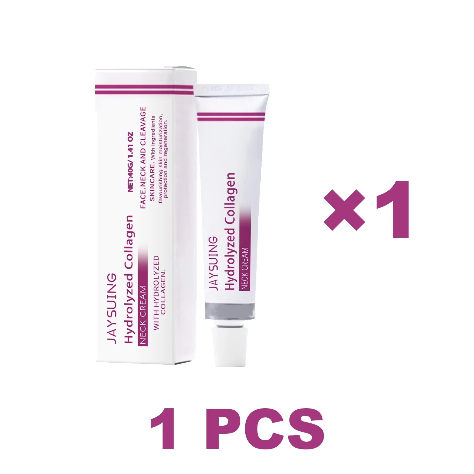 Hydrolyzed Collagen Neck Cream Anti Aging Lifting Firming Lightening Lines Nourish Eliminate Double Chin Face Skin Car
