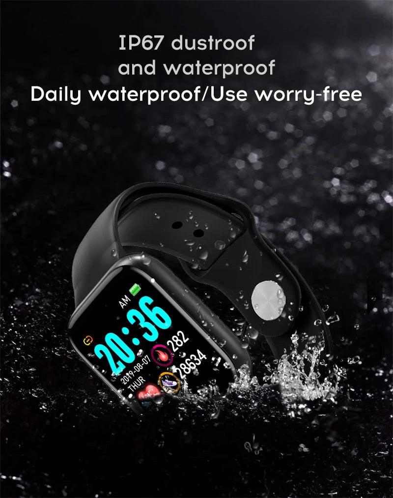 Multifunctional Smart Watch D20 Rechargeable Bluetooth Connected Phone