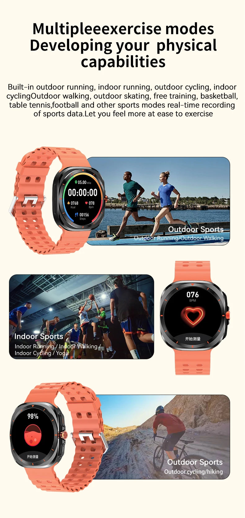 2025 New Smartwatch GT7 Ultra 1.52-inch AMOLED HD Display Bluetooth  Men Women Watch Gift