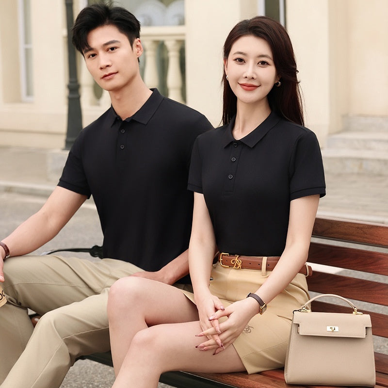 Summer Polo Work Lapel T-shirt