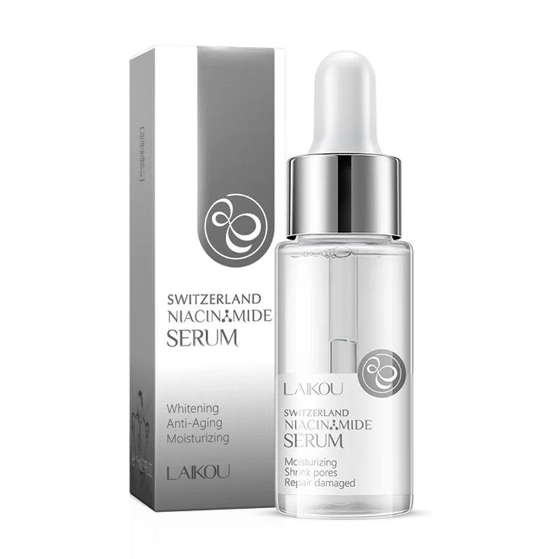 LAIKOU Serum Japan Sakura Essence Moisturizing Hyaluronic Acid Pure 24K Gold Brightening  Vitamin C  Face Serum Care Skin