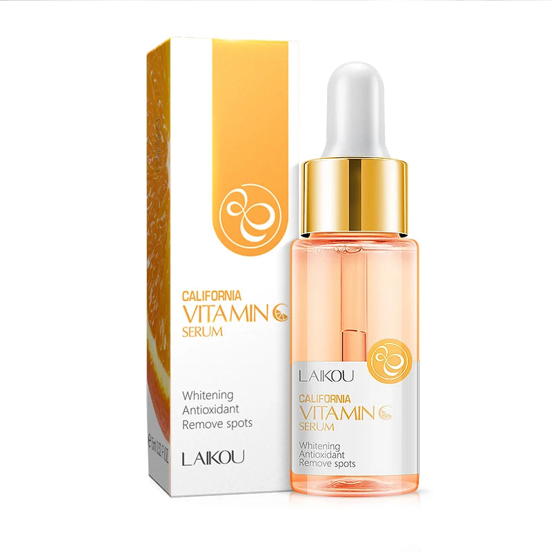 LAIKOU Serum Japan Sakura Essence Moisturizing Hyaluronic Acid Pure 24K Gold Brightening  Vitamin C  Face Serum Care Skin