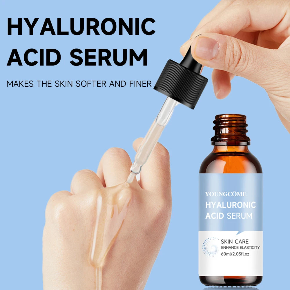 Hyaluronic Acid Serum for Skin 100% Pure Anti Aging Serum Intense Hydration Firming Fine Lines Lighten