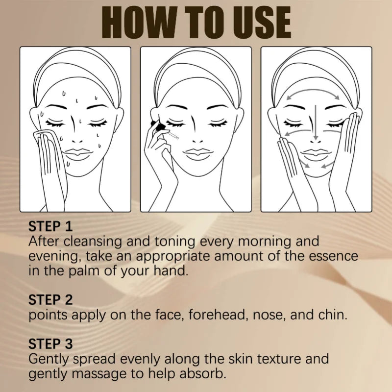 Serums Facial Lactobionic Acid Skin Care Face Serums Reduce Wrinkles Fine Eye Essence Firming Lifting