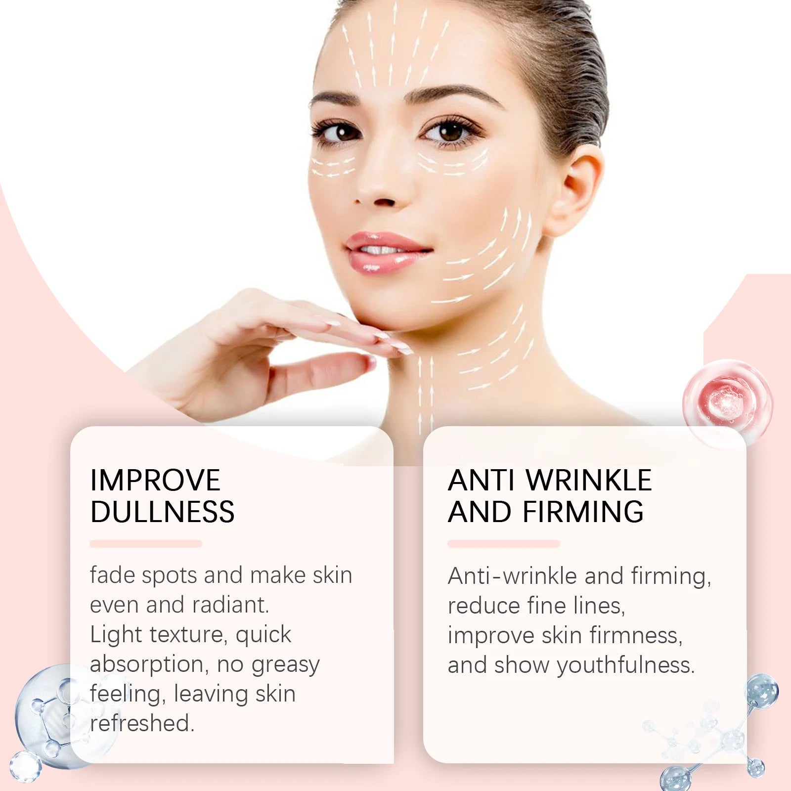 Collagen Wrinkle Removal  Anti-Aging Firming Lift Brighten Facial Dull Skin Moisturizer Cosmetics