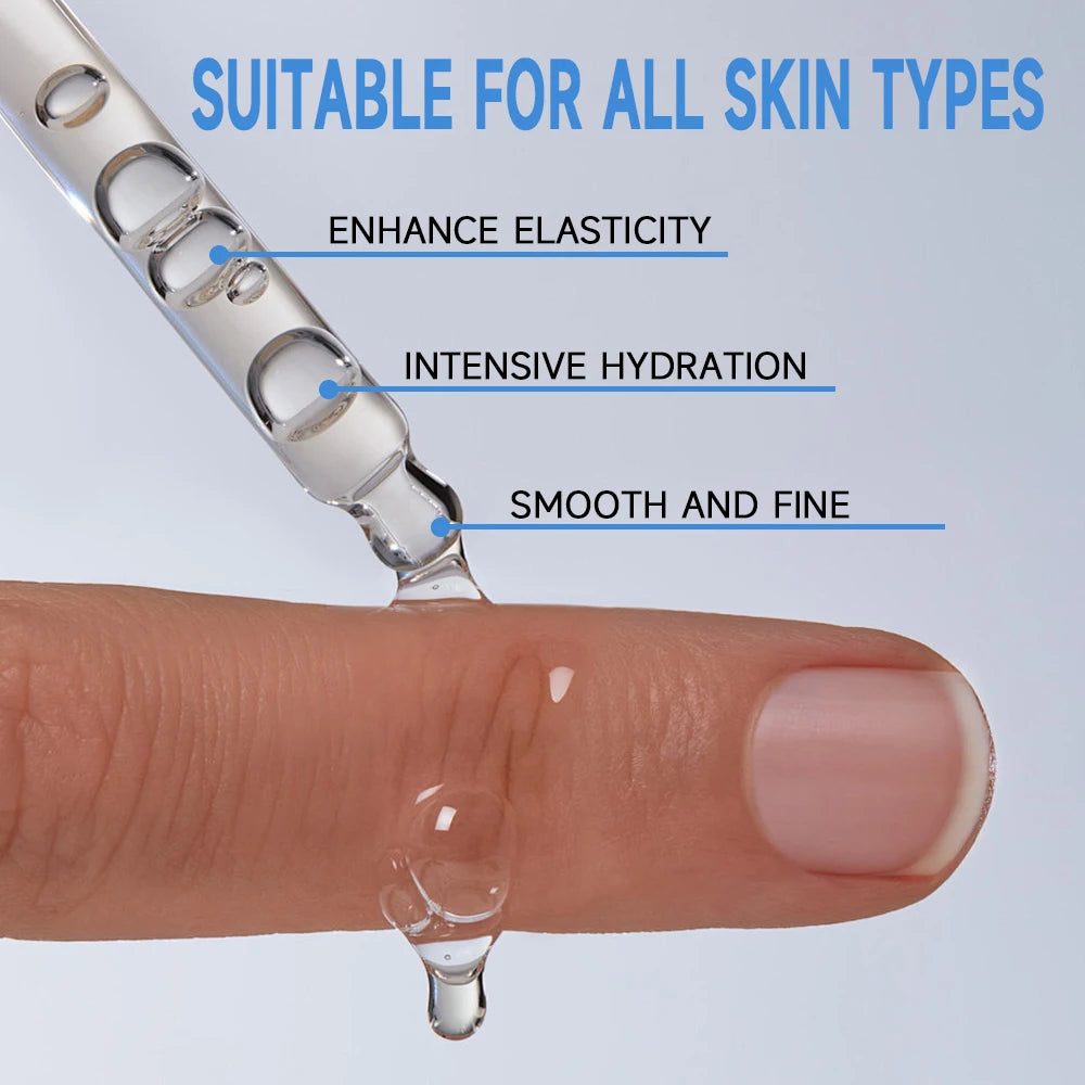 Hyaluronic Acid Serum for Skin 100% Pure Anti Aging Serum Intense Hydration Firming Fine Lines Lighten