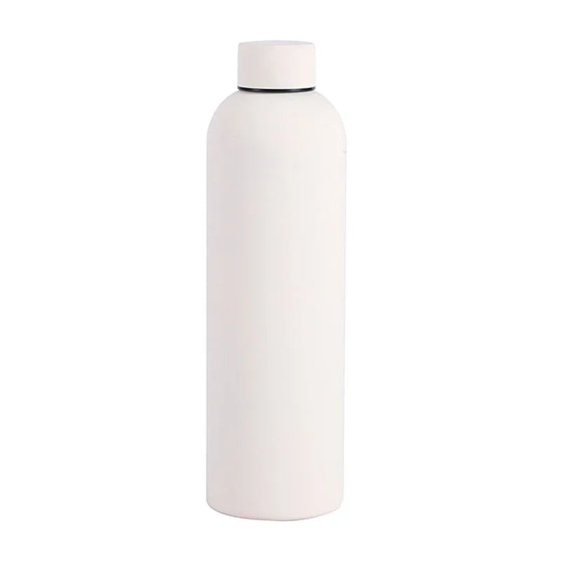 500/750ML Small Mouth Thermos Cup, Outdoor Stainless Steel Bottle,  Thickened Double Water Cup
