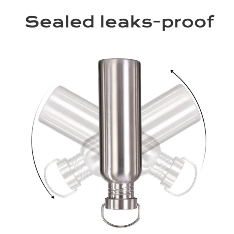 500/750/1000ml Stainless Steel Water Bottle Large Capacity Big Mouth Vacuum Flasks