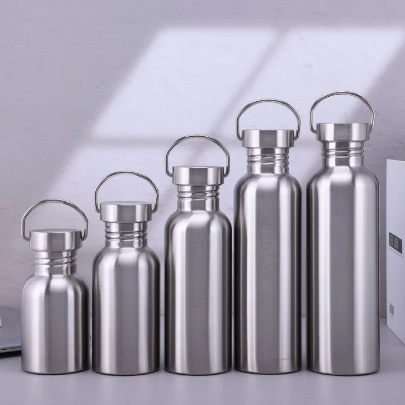 500/750/1000ml Stainless Steel Water Bottle Large Capacity Big Mouth Vacuum Flasks