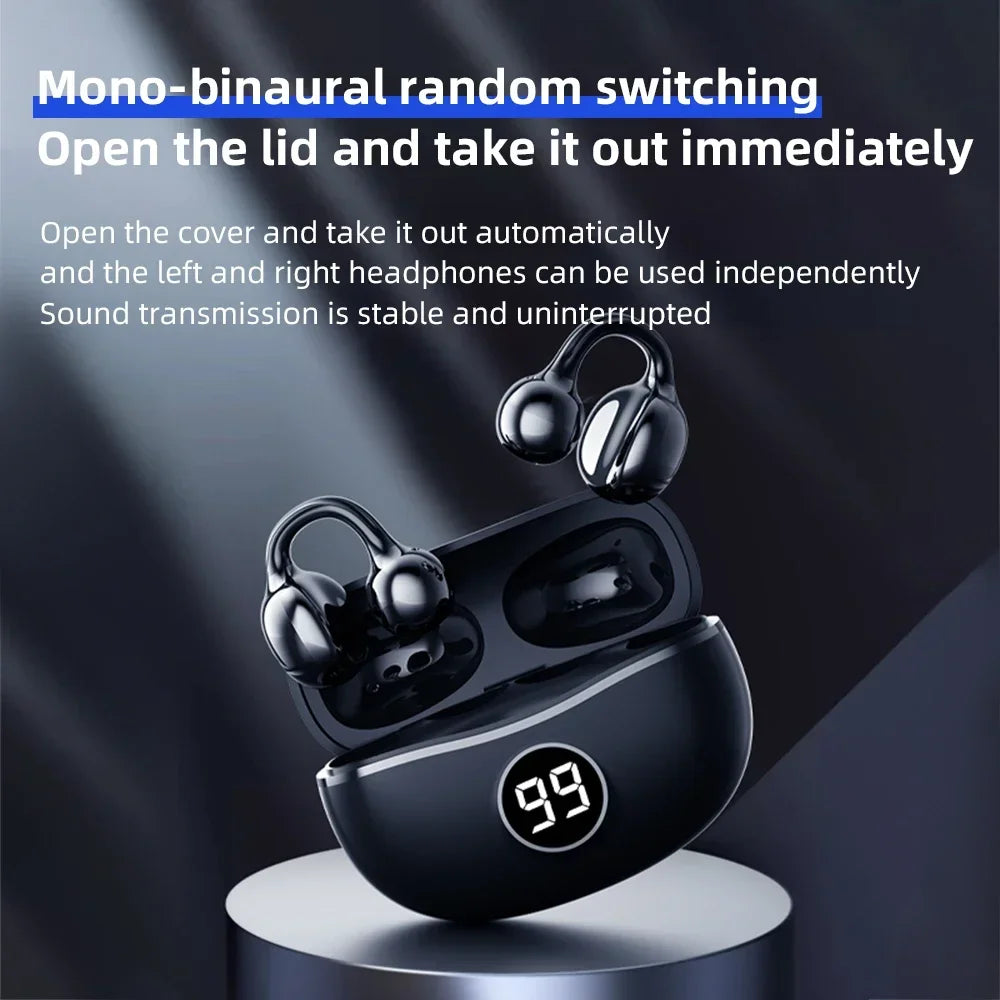 Wireless Headphones Fone Bluetooth Headset With Mic Handsfree Noise Canceling Earphones