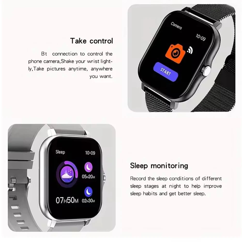 New Smart Watch Android IOS Phone 1.44 Inch Color Screen Bluetooth Call
