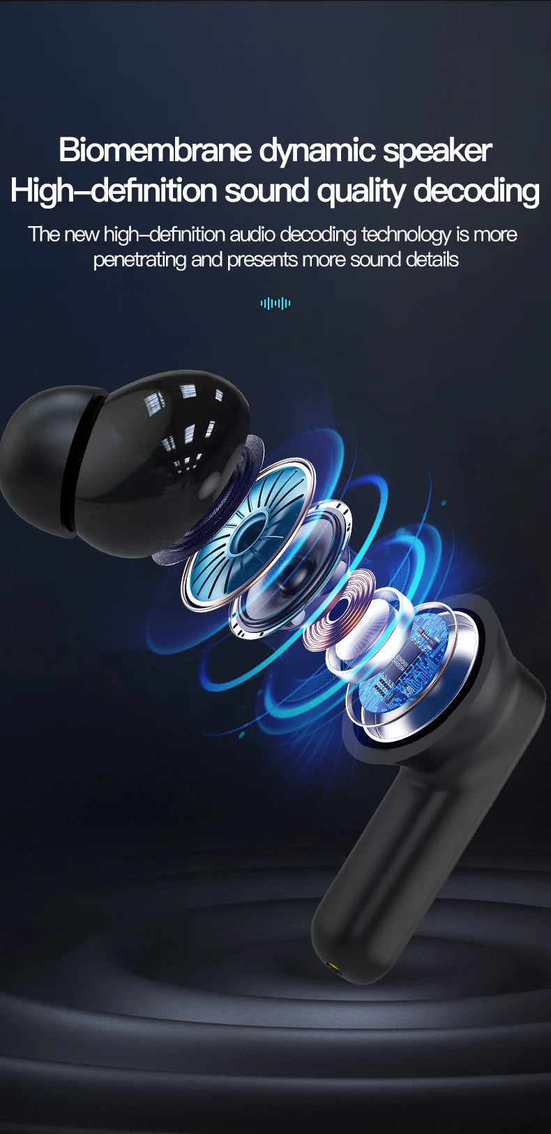 Exquisite Comfortable Earpads Deep Bass Bt Headphones Wireless