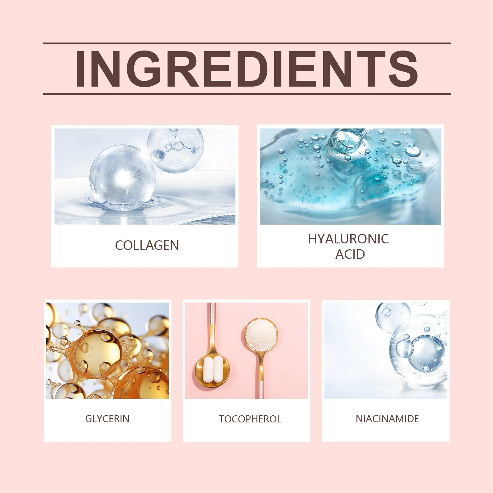 Collagen Wrinkle Removal  Anti-Aging Firming Lift Brighten Facial Dull Skin Moisturizer Cosmetics