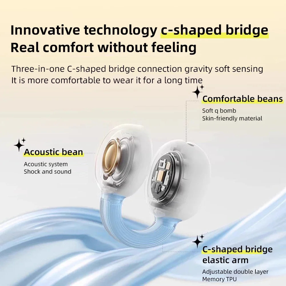 Wireless Headphones Fone Bluetooth Headset With Mic Handsfree Noise Canceling Earphones