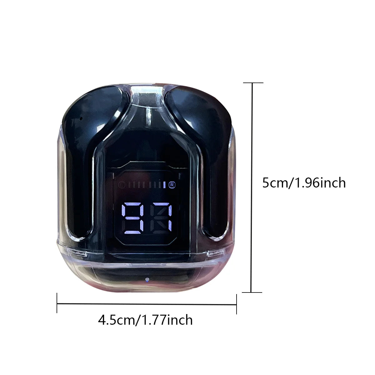 Air31 Wireless headphones with LED power display function crystal-type earphones