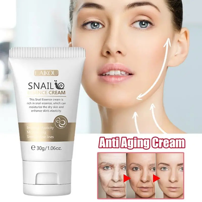 Women Facial Snail Essence Cream Care Cream Shrinking Pores Moisturizing Cream Skin Whitening Cream Anti Aging Face Cream