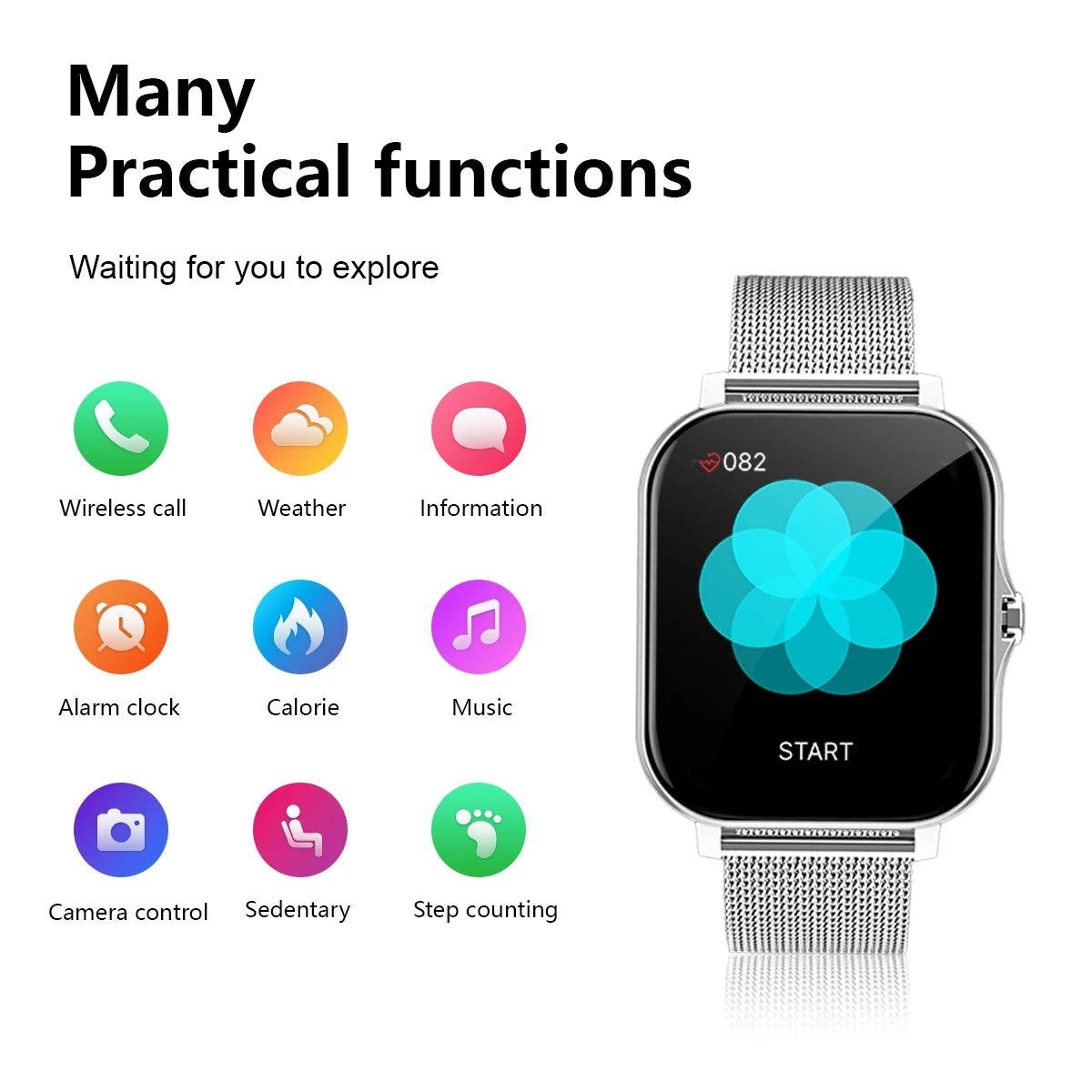 Smart watch wireless calling  for iPhone/Andriod