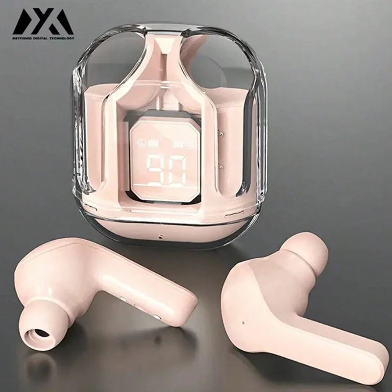 Air31 Wireless headphones with LED power display function crystal-type earphones