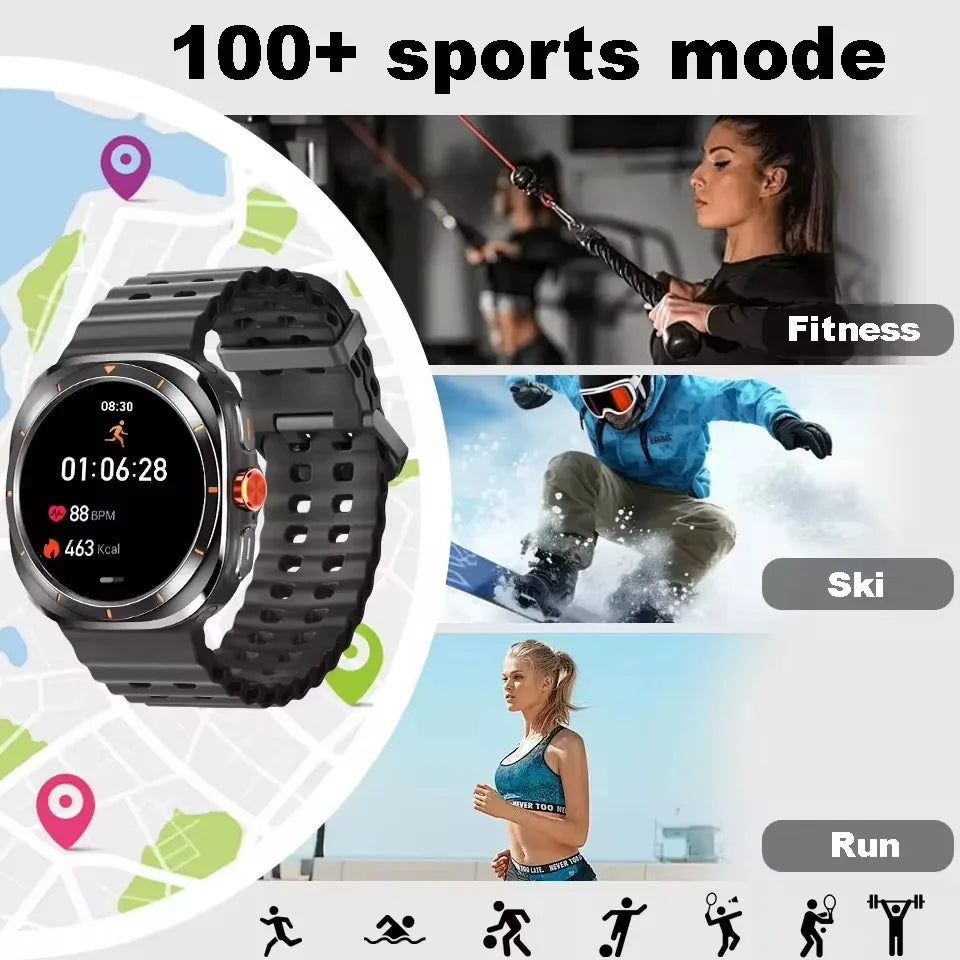 2025 New Smartwatch GT7 Ultra 1.52-inch AMOLED HD Display Bluetooth  Men Women Watch Gift