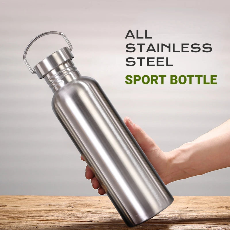 500/750/1000ml Stainless Steel Water Bottle Large Capacity Big Mouth Vacuum Flasks