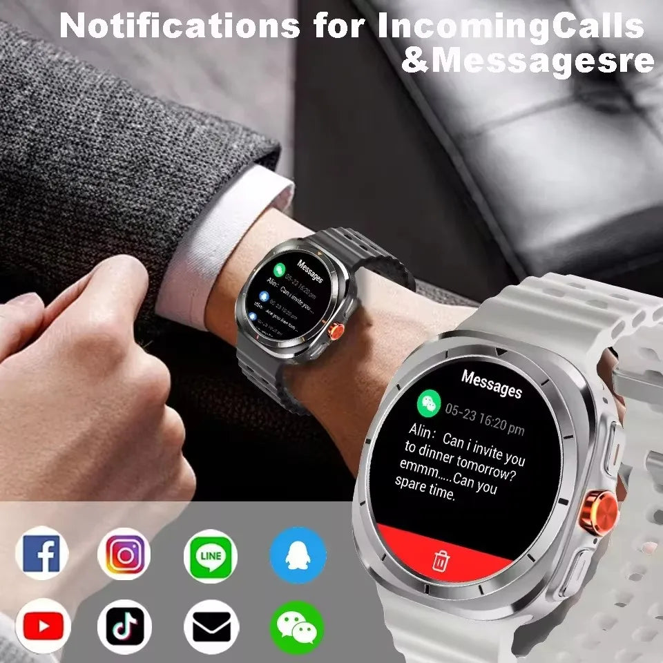 2025 New Smartwatch GT7 Ultra 1.52-inch AMOLED HD Display Bluetooth  Men Women Watch Gift