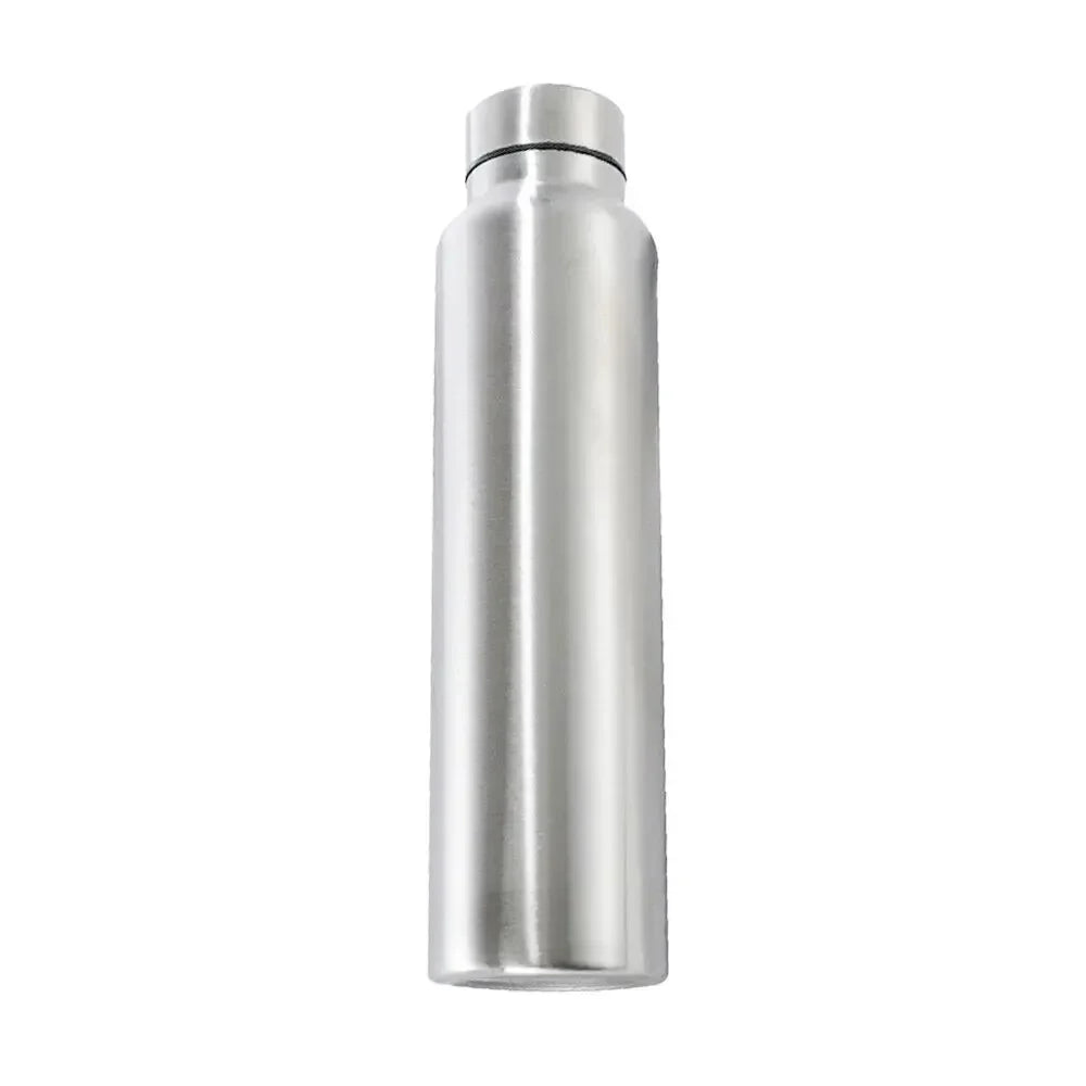 1000ML Stainless Steel Sport Bottle Single-Layer Red Water Cup Metal Flask Drinkware Camping Sports Gym