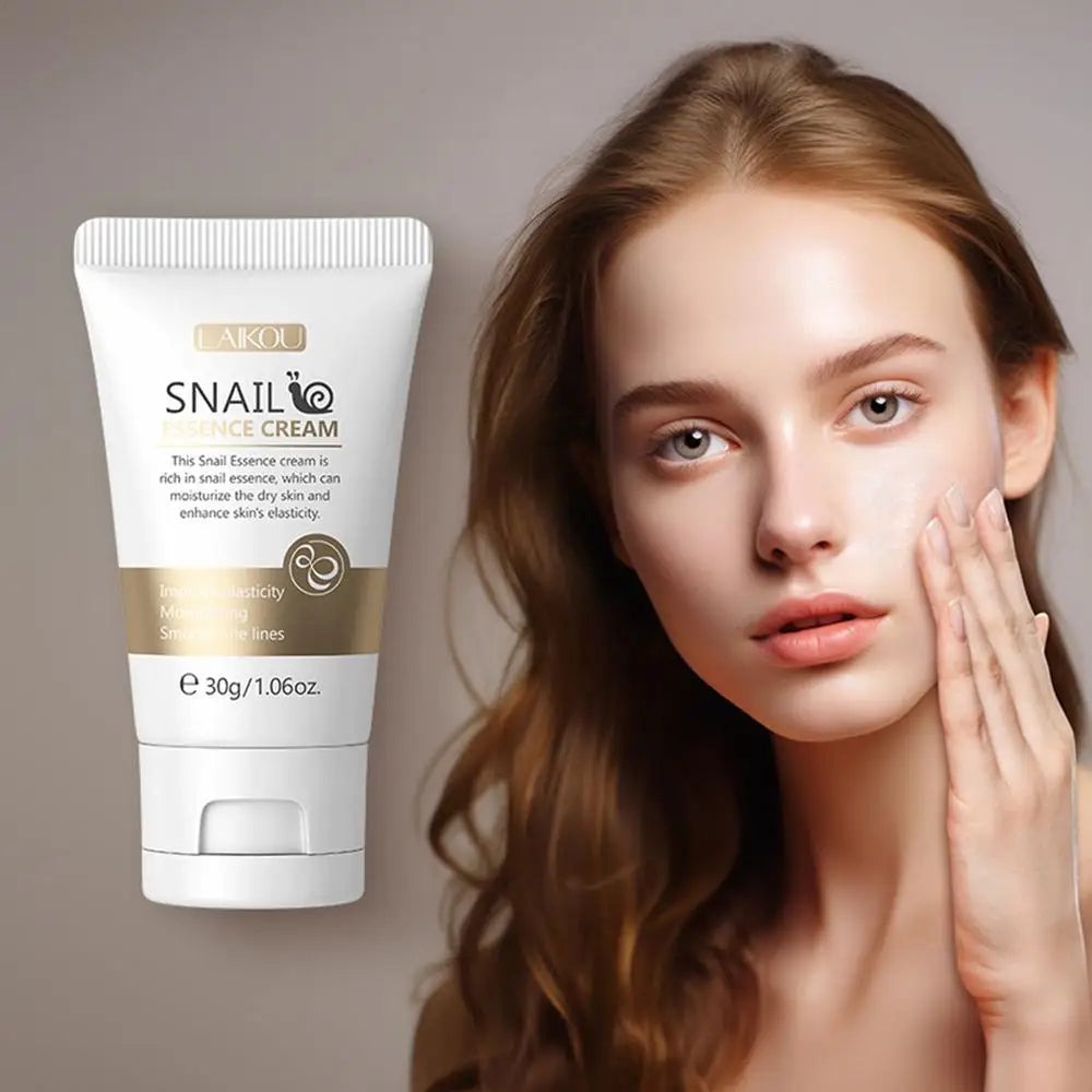 Women Facial Snail Essence Cream Care Cream Shrinking Pores Moisturizing Cream Skin Whitening Cream Anti Aging Face Cream
