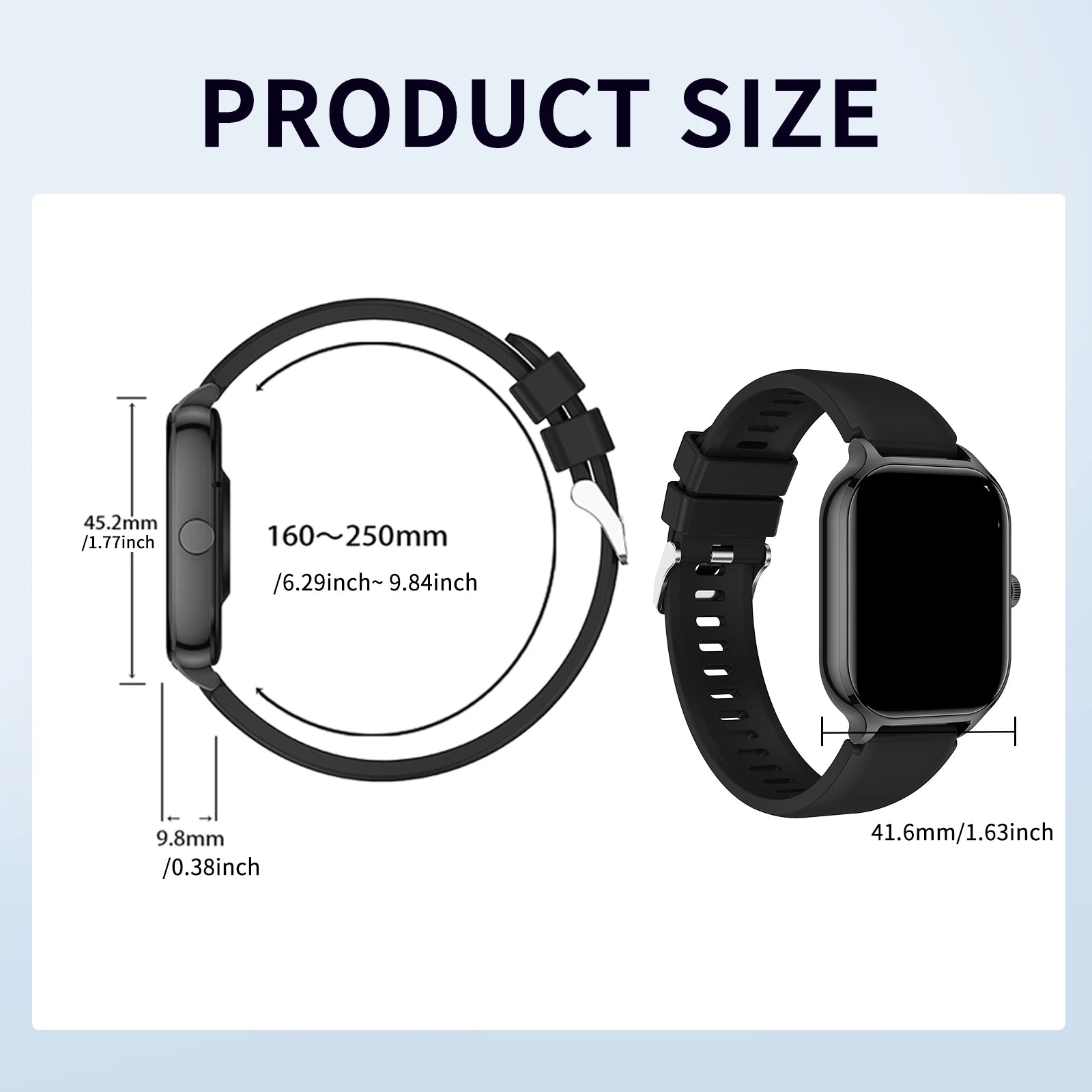 Smart watch wireless calling  for iPhone/Andriod